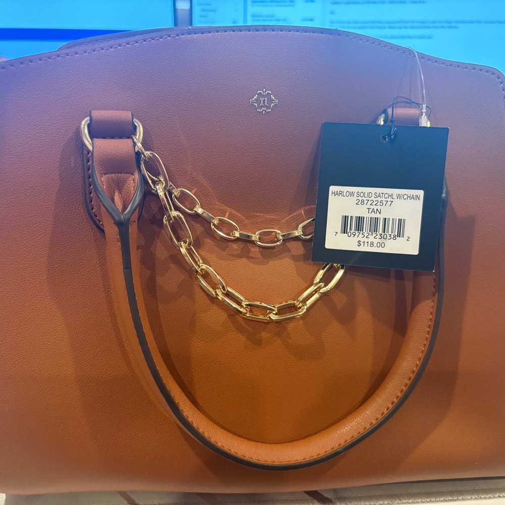 Tan Harlow Satchel by